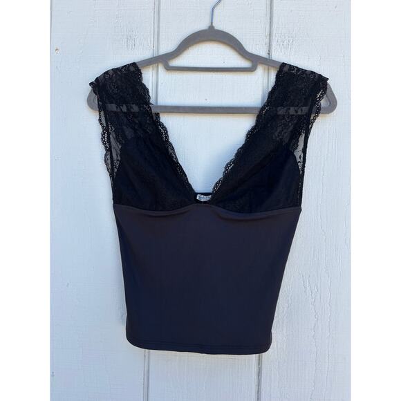 NWT Free People Intimately Power Play Cami, Revolve, Black, Sz‎ M - Picture 3 of 9